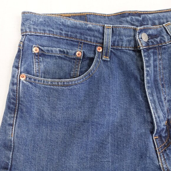 Levi's 505 Jeans Men's 33x31 Straight Leg Stretch Denim - Picture 8 of 11